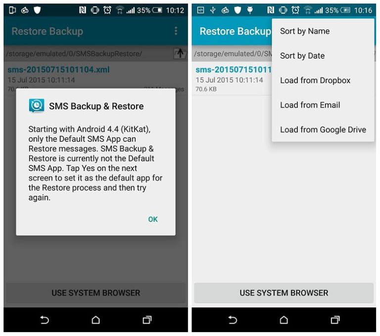 Come Recuperare Gli Sms Cancellati Android