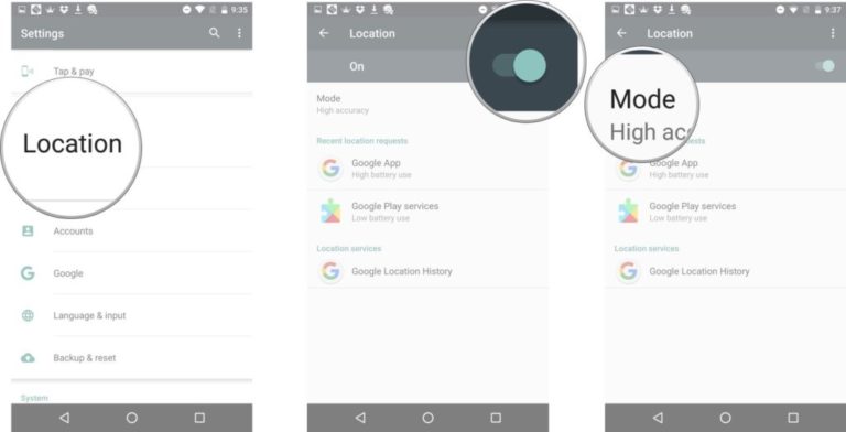 Puntino In Alto A Sinistra Android