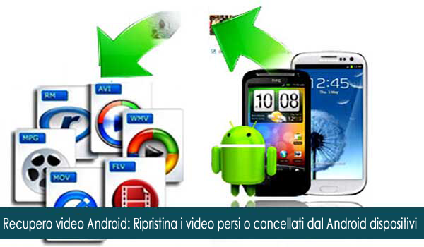 Recupero video Android: Ripristina i video persi o cancellati dal telefono / tablet Android