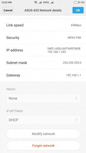Wi-Fi bloccato l'ottenimento dell'indirizzo IP