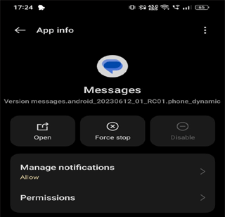 purtroppo la messaggistica si è fermata