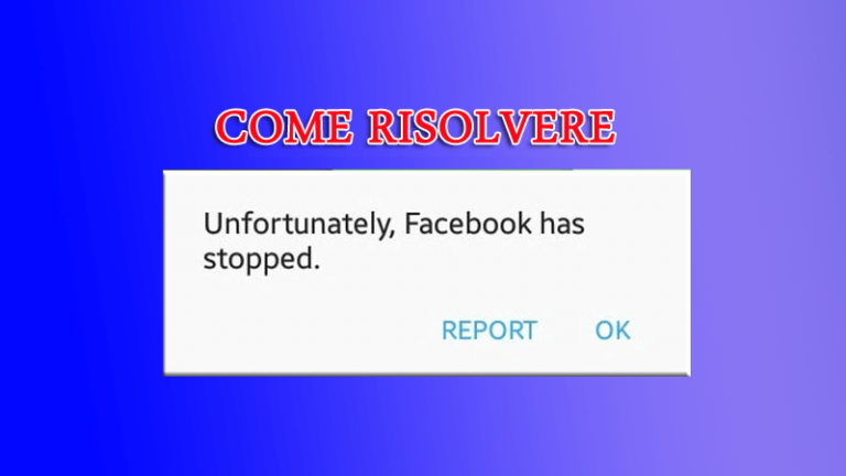 Purtroppo, Facebook ha smesso