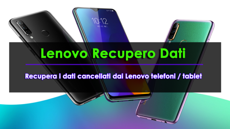 Lenovo Recupero dati
