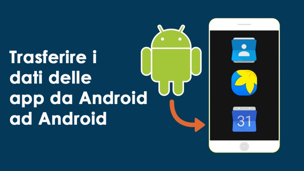 trasferire i dati delle app da Android ad Android
