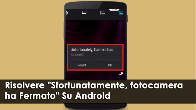 risolvere "Sfortunatamente, fotocamera ha Fermato" Su Android