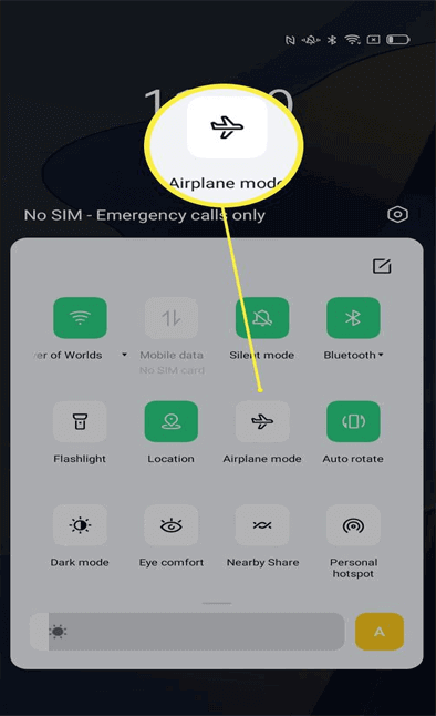 Errore della scheda SIM non valida