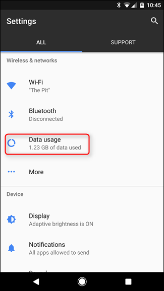 disabilita il risparmio dati sul tuo telefono Android