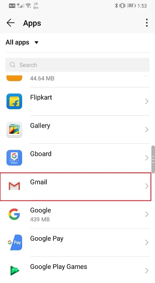 Gmail non mostra le notifiche