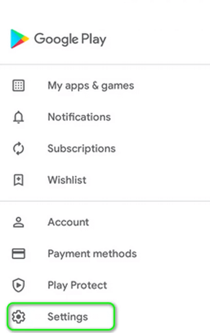 "controllo degli errori per gli aggiornamenti" sul Play Store