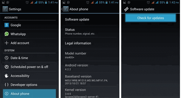 aggiornamento del sistema
