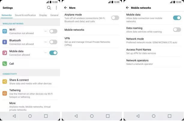 impossibile scaricare l'allegato dal messaggio multimediale