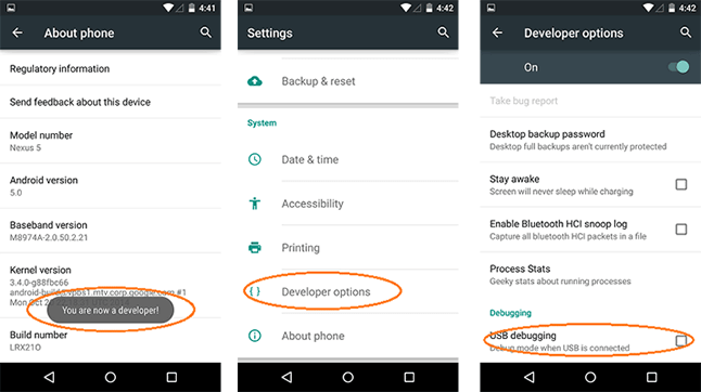 abilita il debug USB sul tuo telefono Huawei