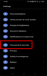 utilizzare una password o un PIN forte per la schermata di blocco