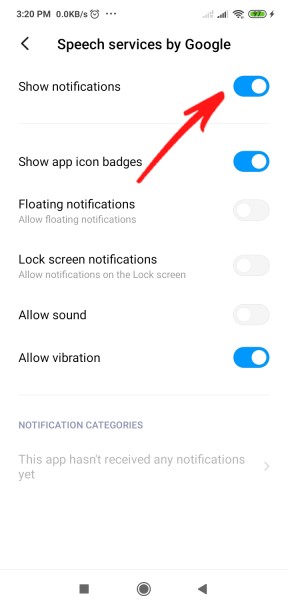 Speech Services by Google Aggiorna Atteso di connessione alla rete
