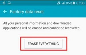 la politica di sicurezza limita l'uso della fotocamera in Samsung