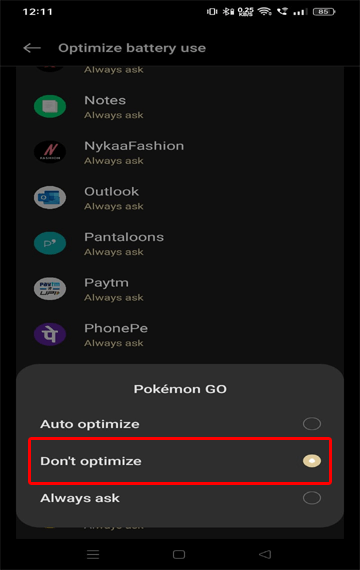 Pokémon Go non si carica