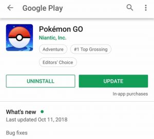 Pokémon Go non si carica