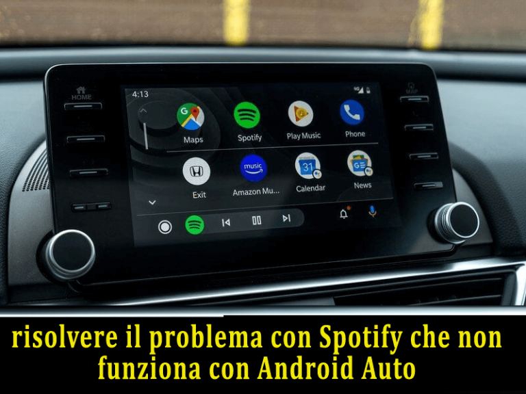 risolvere il problema con Spotify che non funziona con Android Auto
