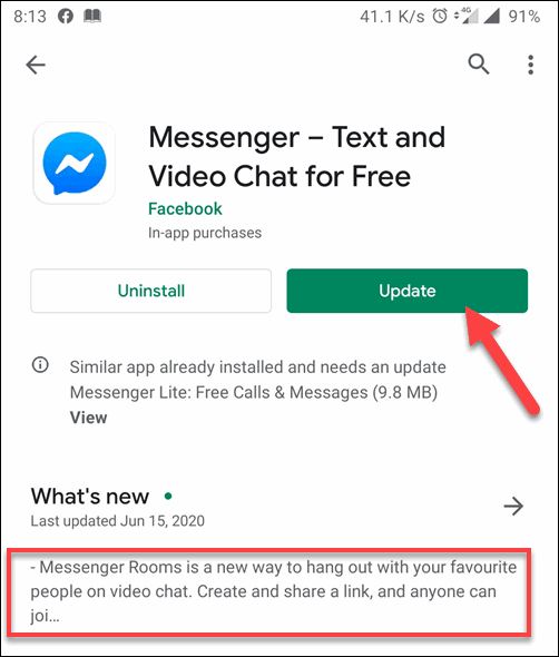 come risolvere questa persona non è disponibile su messenger