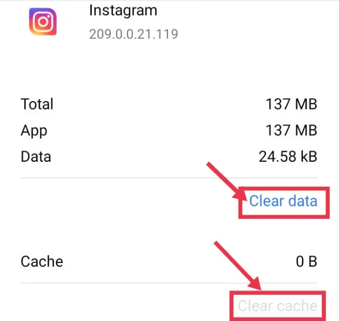 aggiustare Errore richiesto dalla sfida di Instagram