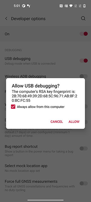 come sbloccare il bootloader di OnePlus