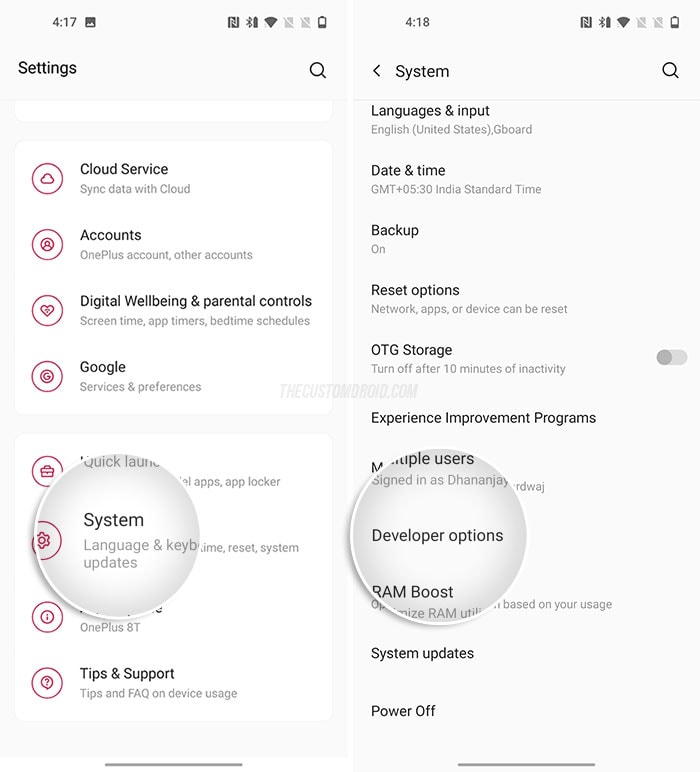come sbloccare il bootloader di OnePlus
