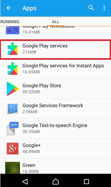 Problema Comunicare cona Google Server su Android
