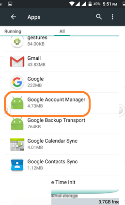 Problema Comunicare cona Google Server su Android