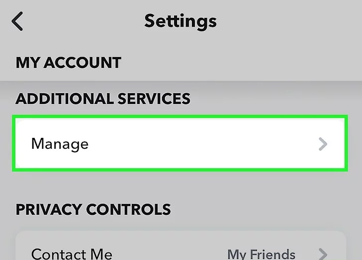 Permettere Camera Accesso su Snapchat