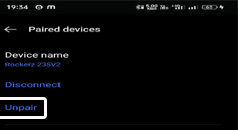 ristabilire la connessione Bluetooth