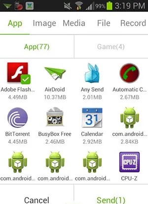  Trasferire app da Android A Android