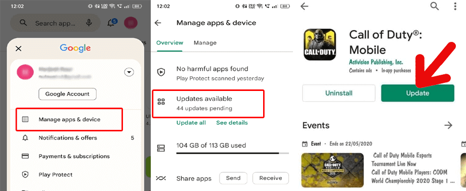 aggiorna Call of Duty: Mobile