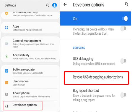Dispositivo ADB Unauthorized