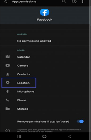 attiva la posizione sul tuo telefono