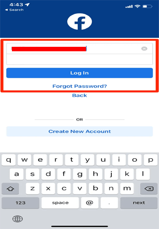 Immettere le credenziali di accesso
