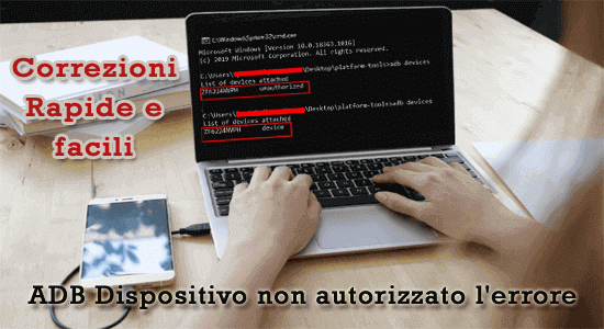 ADB Dispositivo non autorizzato
