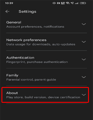 come correggere l'errore 18 di Google Play