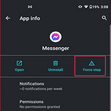 FB Messenger non funziona
