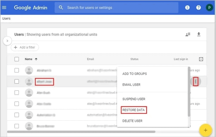 recuperare i dati dal telefono Android con schermo nero