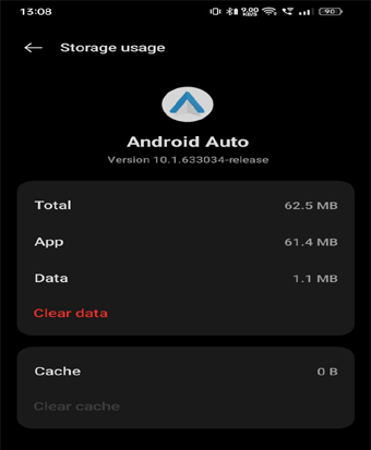 errore di comunicazione 16 su Android Auto