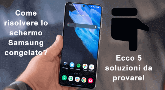 unfreeze il telefono Samsung