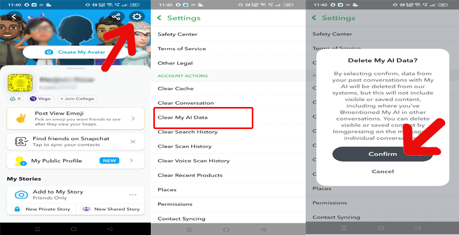 come ottenere My AI su Snapchat Android