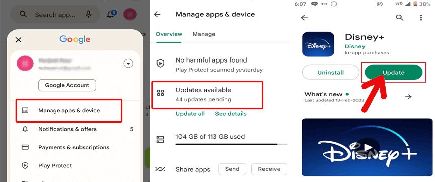 Codice errore Disney Plus 39 Android