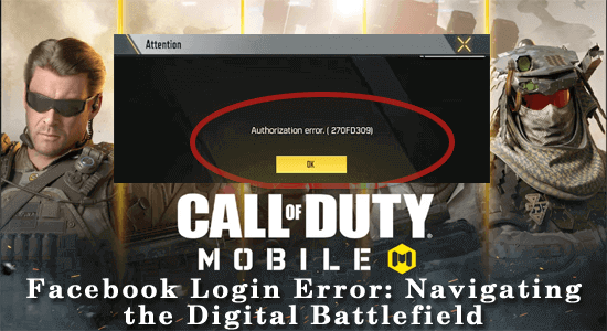 Errore di accesso a Facebook di CODM