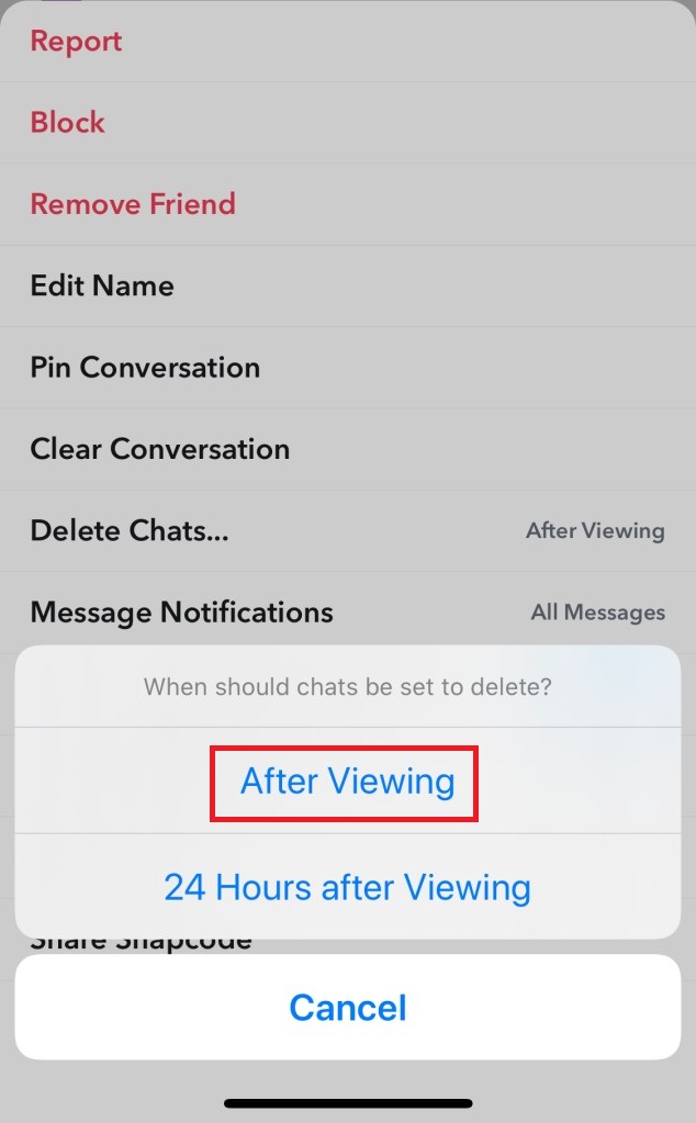 Correggere Snapchat “This Message Is No Longer Available” l'errore
