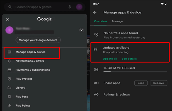 crash Keeps di Pandora su Android