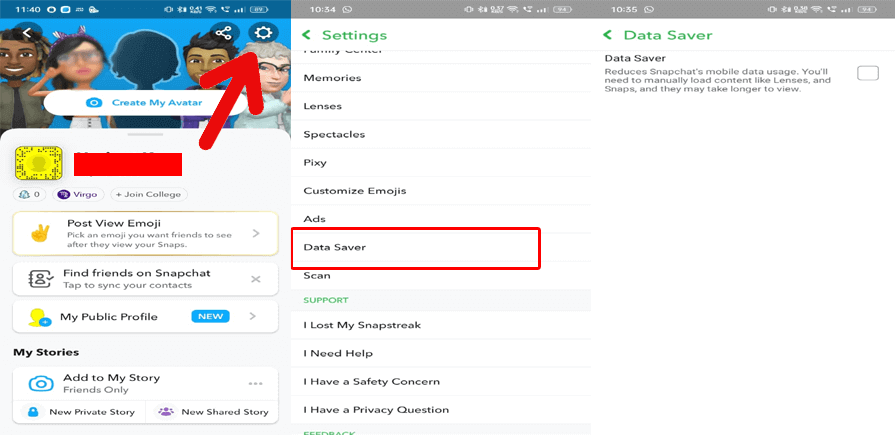  lag di Snapchat su Android