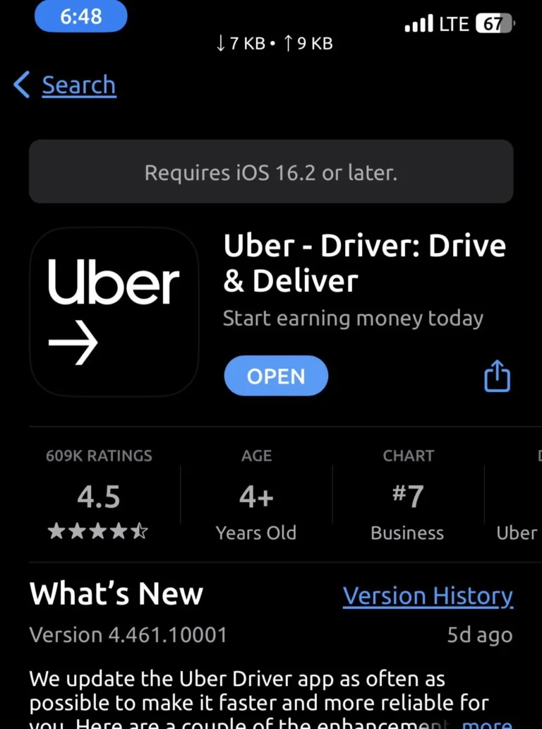 L'app Uber non funziona su Android