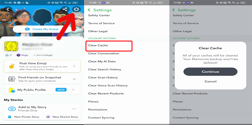  lag di Snapchat su Android